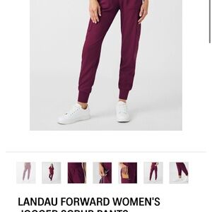 Women’s Jogger Scrub Pants - Burgundy